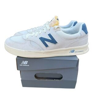 New Balance CT300DN3 Court Line Men's 7.5 White Blue Suede Sneakers Retro